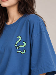 Confused Crocodile Oversized T-Shirt for Women | Madpaten