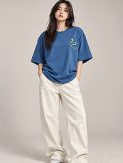 Confused Crocodile Oversized T-Shirt for Women | Madpaten