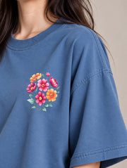 Bloom Free Oversized T-Shirt for Women | Madpaten