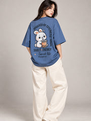 Sweet Energy Oversized T-Shirt for Women | Madpaten