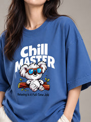 Chill Master Oversized T-Shirt for Women | Madpaten