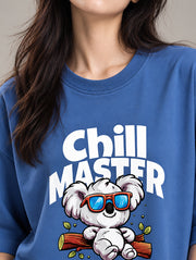 Chill Master Oversized T-Shirt for Women | Madpaten