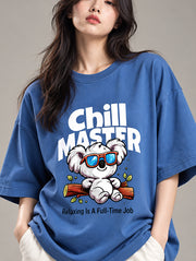 Chill Master Oversized T-Shirt for Women | Madpaten