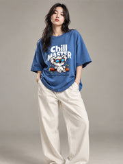 Chill Master Oversized T-Shirt for Women | Madpaten