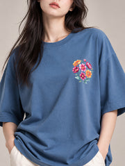 Bloom Free Oversized T-Shirt for Women | Madpaten