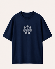 7 Chakra madpaten Oversized T-shirt
