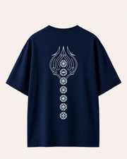 7 Chakra madpaten Oversized T-shirt