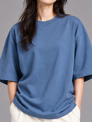Airforce Blue Oversized T-Shirt for Women | Madpaten