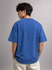 Airforce Blue Oversized T-Shirt for Men | Madpaten