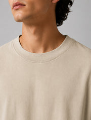 Beige Oversized T-Shirt for Men | Madpaten