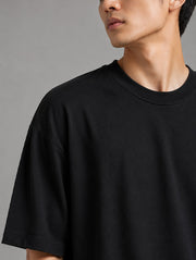 Black Oversized T-Shirt for Men | Madpaten