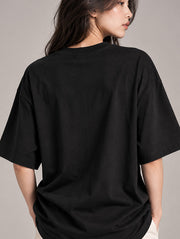 Black Oversized T-Shirt for Women | Madpaten