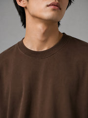 Brown Oversized T-Shirt for Men | Madpaten