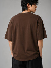 Brown Oversized T-Shirt for Men | Madpaten