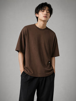 Brown Oversized T-Shirt for Men | Madpaten
