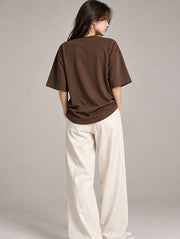 Brown Oversized T-Shirt for Women | Madpaten