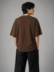 Brown Oversized T-Shirt for Men | Madpaten
