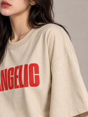 Angelic Oversized T-Shirt for Women | Madpaten