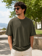Olive Green Oversize T-shirt
