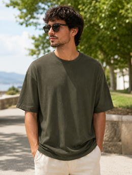 Olive Green Oversize T-shirt