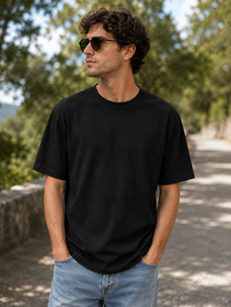 Black Premium Oversize T-shirt