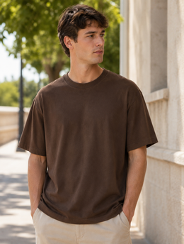Brown Oversize T-shirt