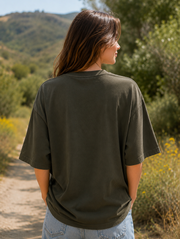 Madpaten Olive Green Oversize T-shirt