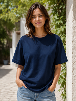 Madpaten Navy Blue Oversize T-shirt