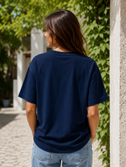 Madpaten Navy Blue Oversize T-shirt