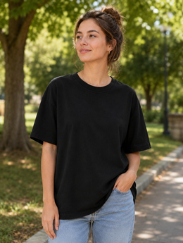 Madpaten Black Oversize T-shirt