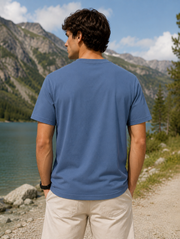 Airforce Blue Oversize T-shirt