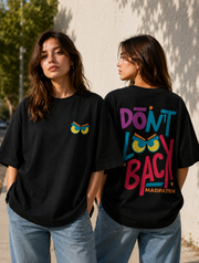 Don't Look Back madpaten oversized T-shirt