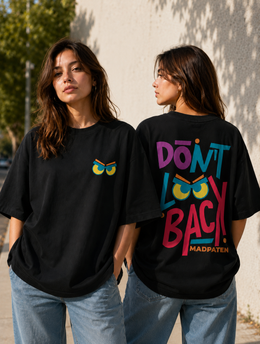 Don't Look Back madpaten oversized T-shirt