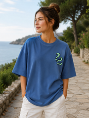 Confused Crocodile madpaten Oversized T-shirt