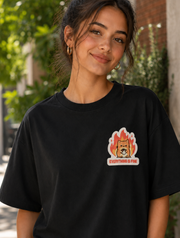 Everything is fine madpaten oversized T-shirt