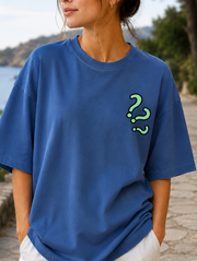 Confused Crocodile madpaten Oversized T-shirt