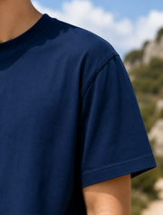 Navy Blue Oversize T-shirt