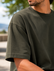 Olive Green Oversize T-shirt