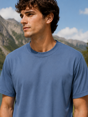 Airforce Blue Oversize T-shirt