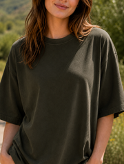 Madpaten Olive Green Oversize T-shirt