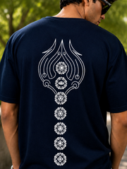 7 Chakra madpaten Oversized T-shirt