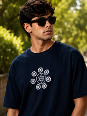 7 Chakra madpaten Oversized T-shirt