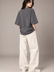 Grey Oversized T-Shirt for Women | Madpaten