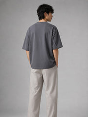 Grey Oversized T-Shirt for Men | Madpaten