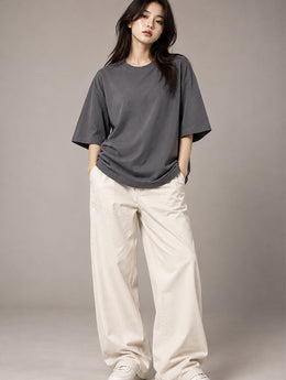 Grey Oversized T-Shirt for Women | Madpaten