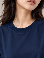Navy Blue Oversized T-Shirt for Women | Madpaten