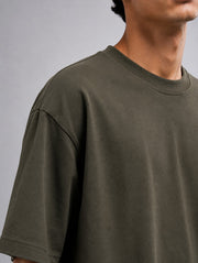 Olive Green Oversized T-Shirt for Men | Madpaten