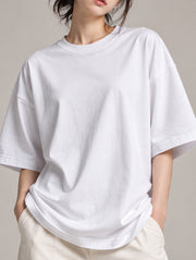 White Oversized T-Shirt for Women | Madpaten