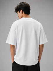 White Oversized T-Shirt for Men | Madpaten