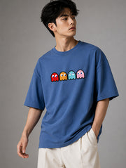 Digital Ghosts Oversized T-Shirt for Men | Madpaten